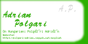 adrian polgari business card